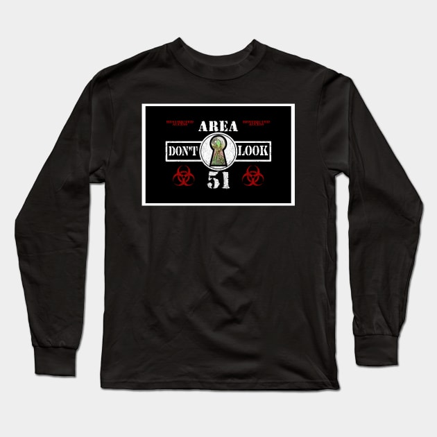 Area 51 Long Sleeve T-Shirt by ImpArtbyTorg